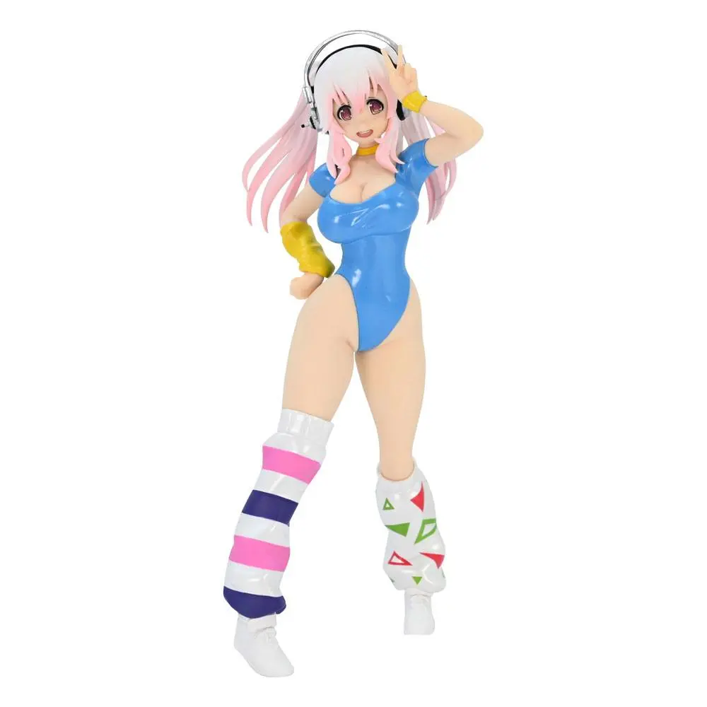 Super Sonico PVC socha Super Sonico koncept figura 80's/Another Color/Modrá verzia 18 cm (znovuvydanie) termékfotó