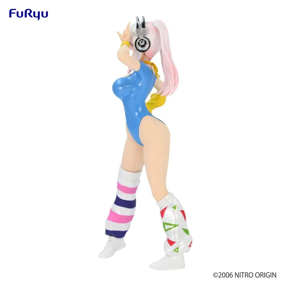 Super Sonico PVC socha Super Sonico koncept figura 80's/Another Color/Modrá verzia 18 cm (znovuvydanie) termékfotó