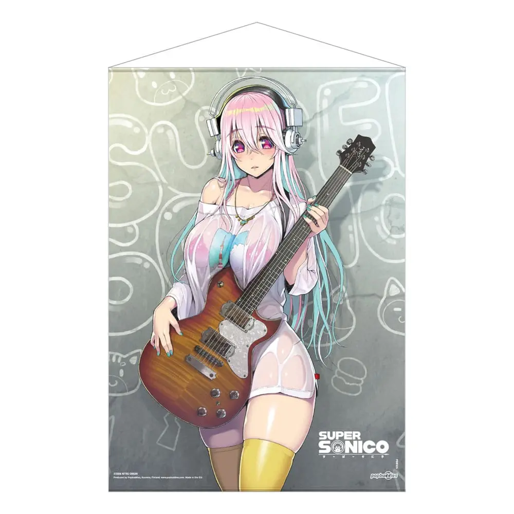 Super Sonico Wallscroll Super Sonico s gitarou 50 x 70 cm termékfotó