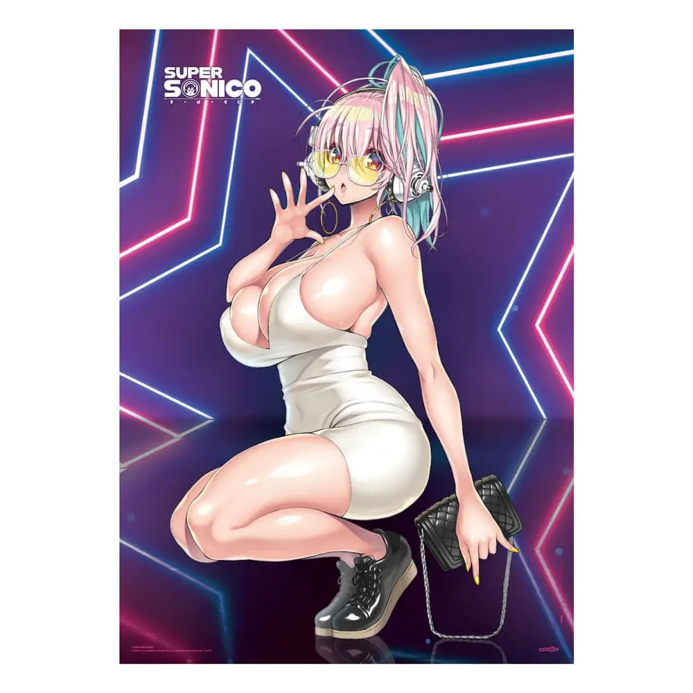 Super Sonico Wallscroll Plagát z textílie Super Star 84 x 118 cm produktová fotografia