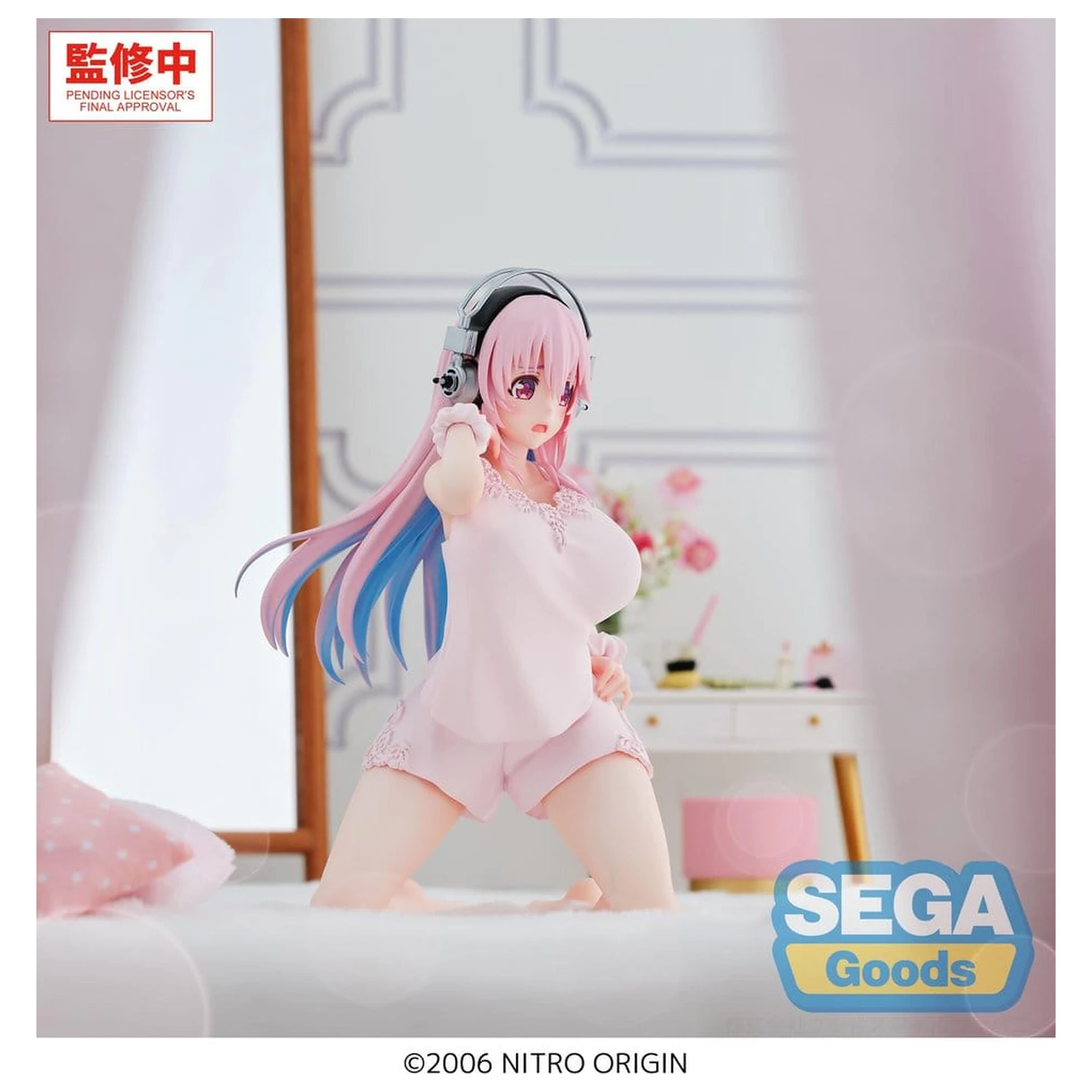 Super Sonico Yumemirize PVC figúrka Super Sonico 14 cm produktová fotografia