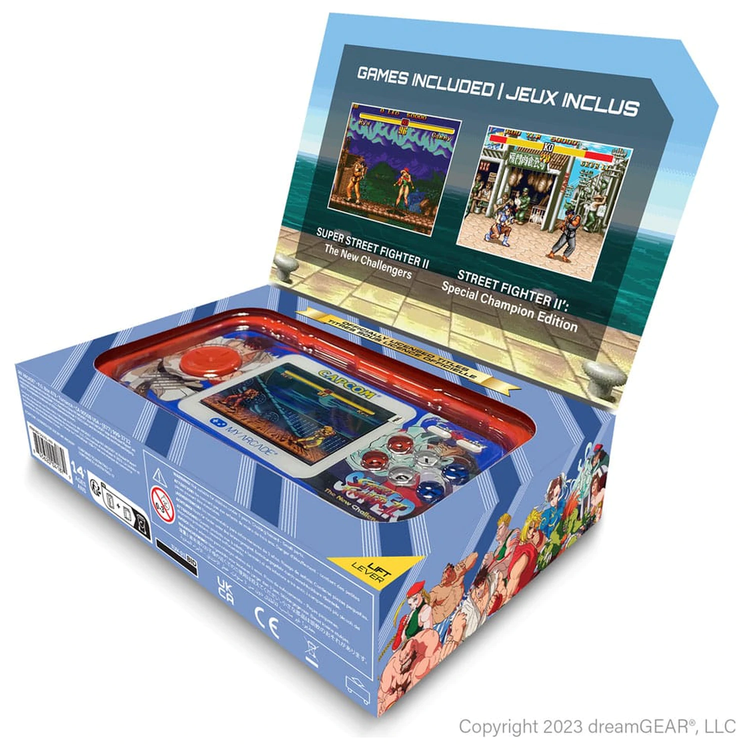 Super Street Fighter II prenosný herný systém vreckový prehrávač Pro produktová fotografia
