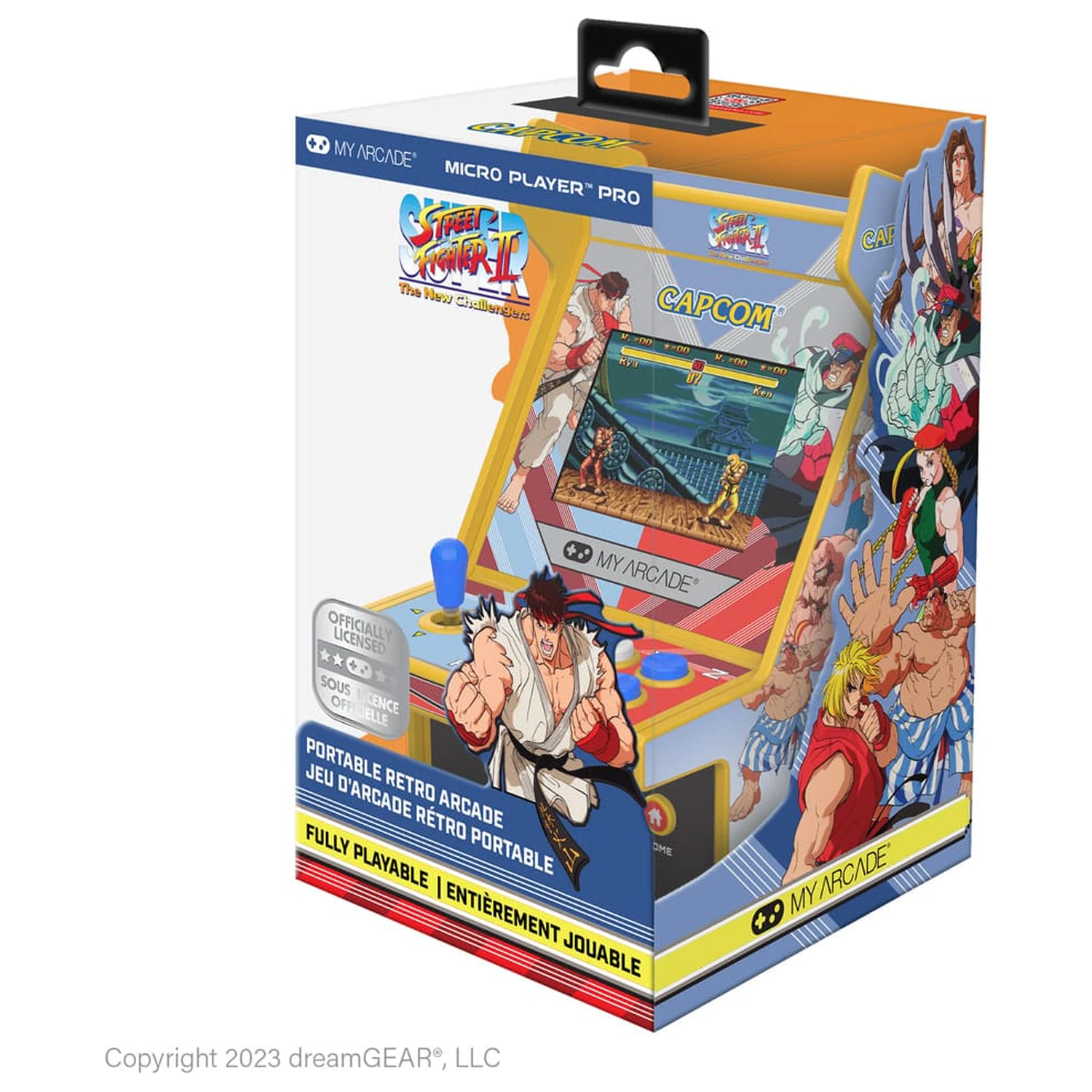 Super Street Fighter II Prenosný Retro Arcade Micro Player Pro produktová fotografia