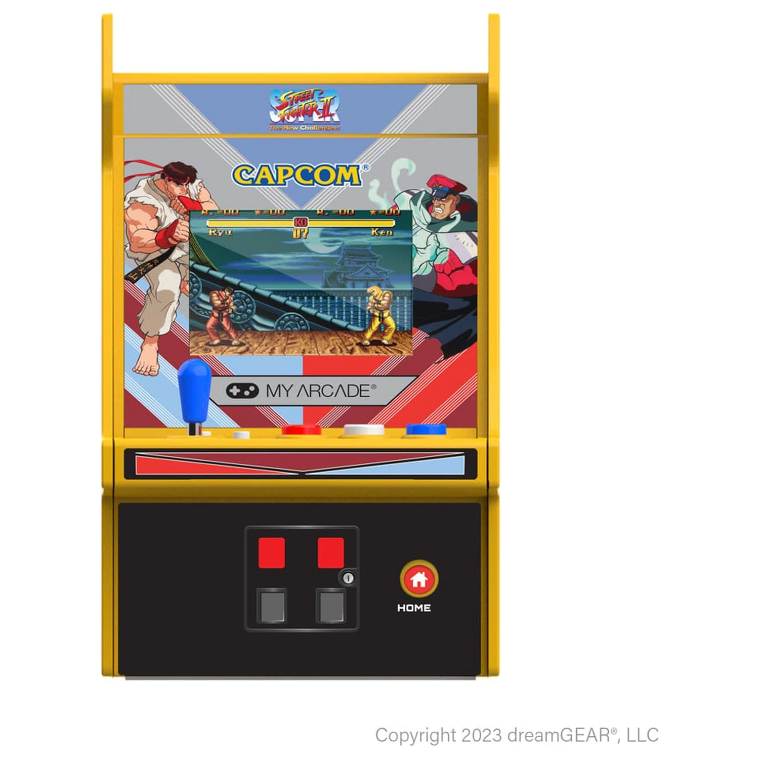 Super Street Fighter II Prenosný Retro Arcade Micro Player Pro produktová fotografia