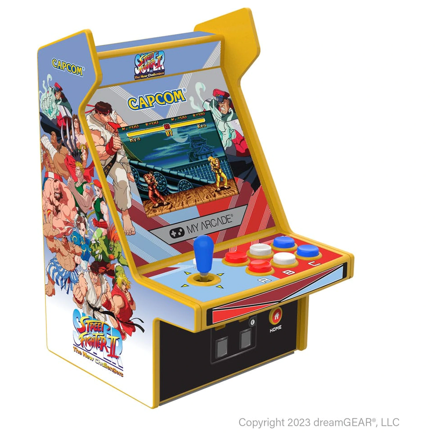 Super Street Fighter II Prenosný Retro Arcade Micro Player Pro produktová fotografia
