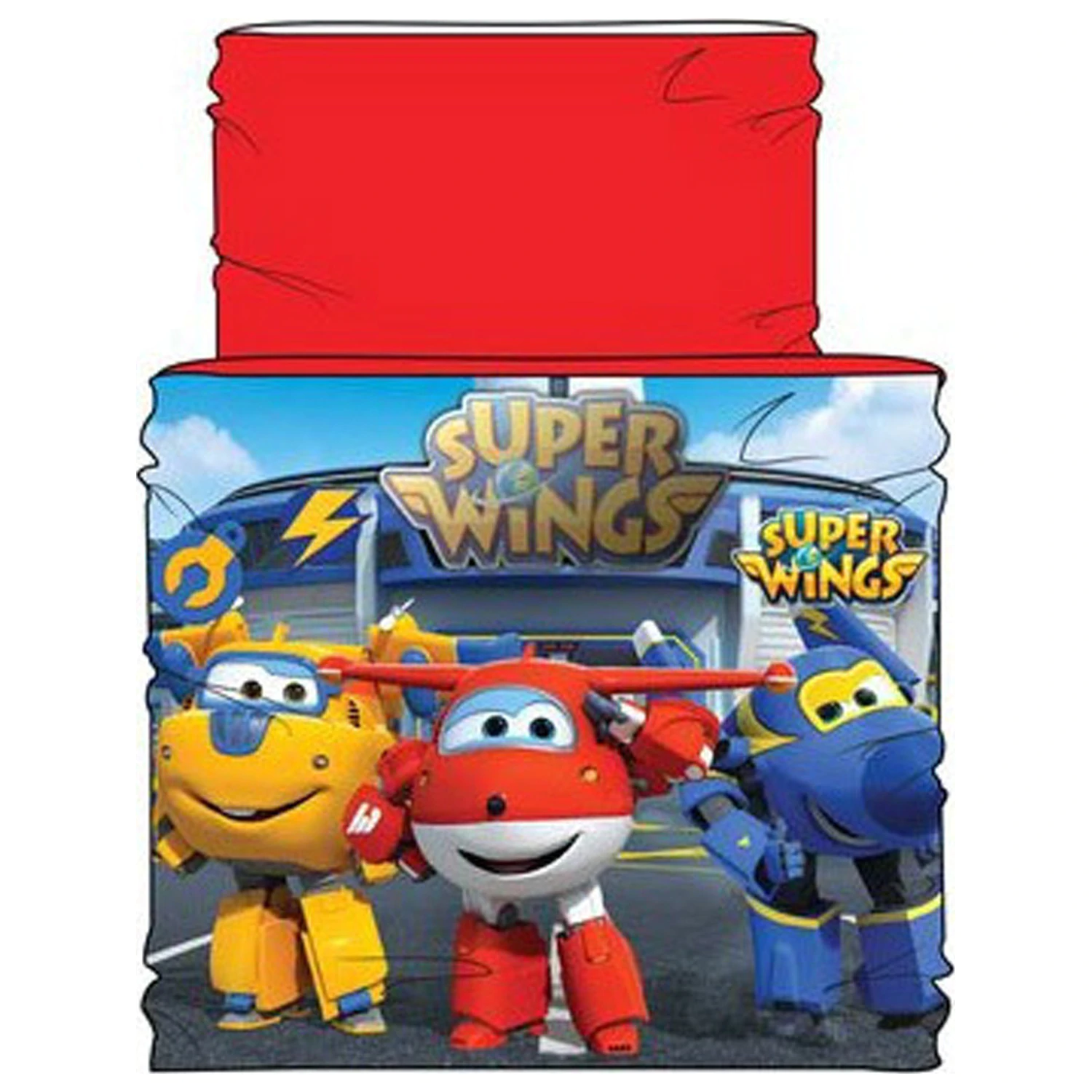 Super Wings Red Detský šál, nákrčník produktová fotografia