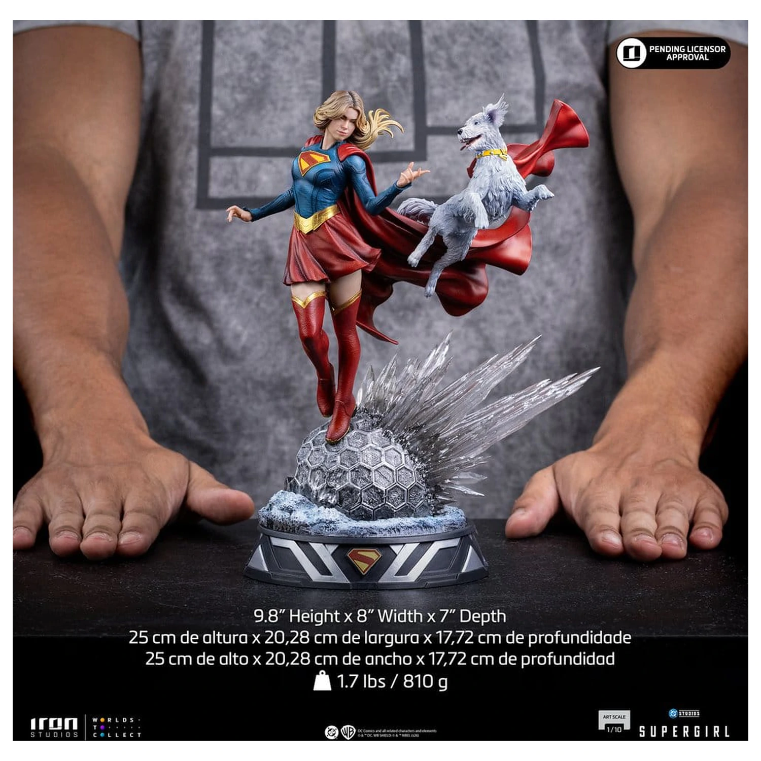 Supergirl (2026) Socha Art Scale 1/10 Supergirl 25 cm produktová fotografia