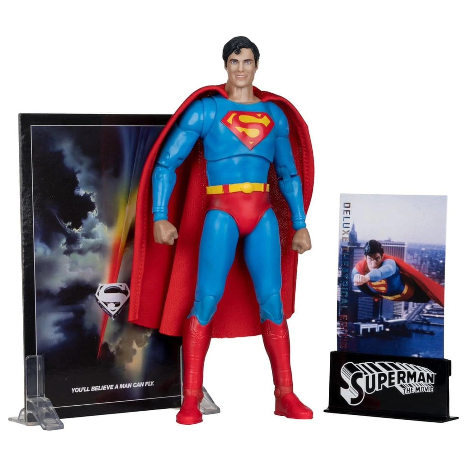 Superman (1978) DC Multiverse Deluxe Theatrical Edition akčná figúrka Superman 19 cm produktová fotografia