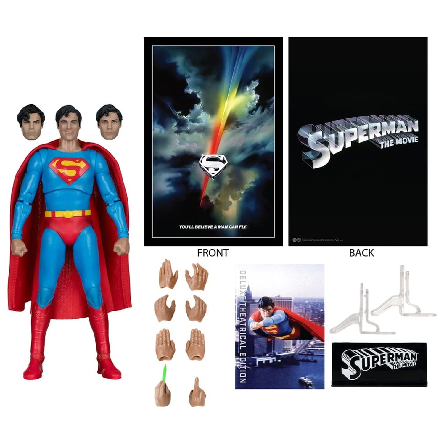 Superman (1978) DC Multiverse Deluxe Theatrical Edition akčná figúrka Superman 19 cm produktová fotografia