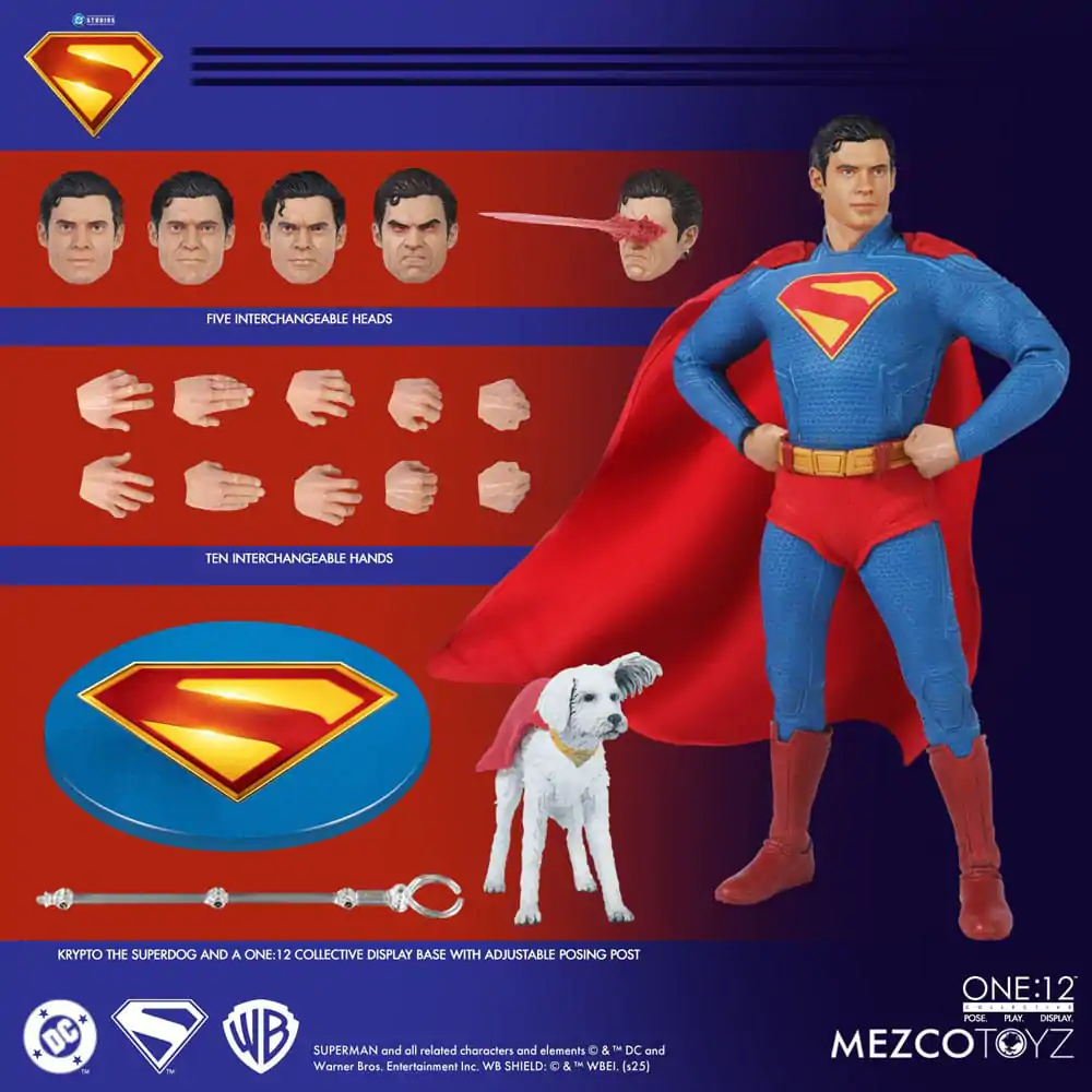 Superman (2025) akčná figúrka 1/12 Superman 17 cm produktová fotografia