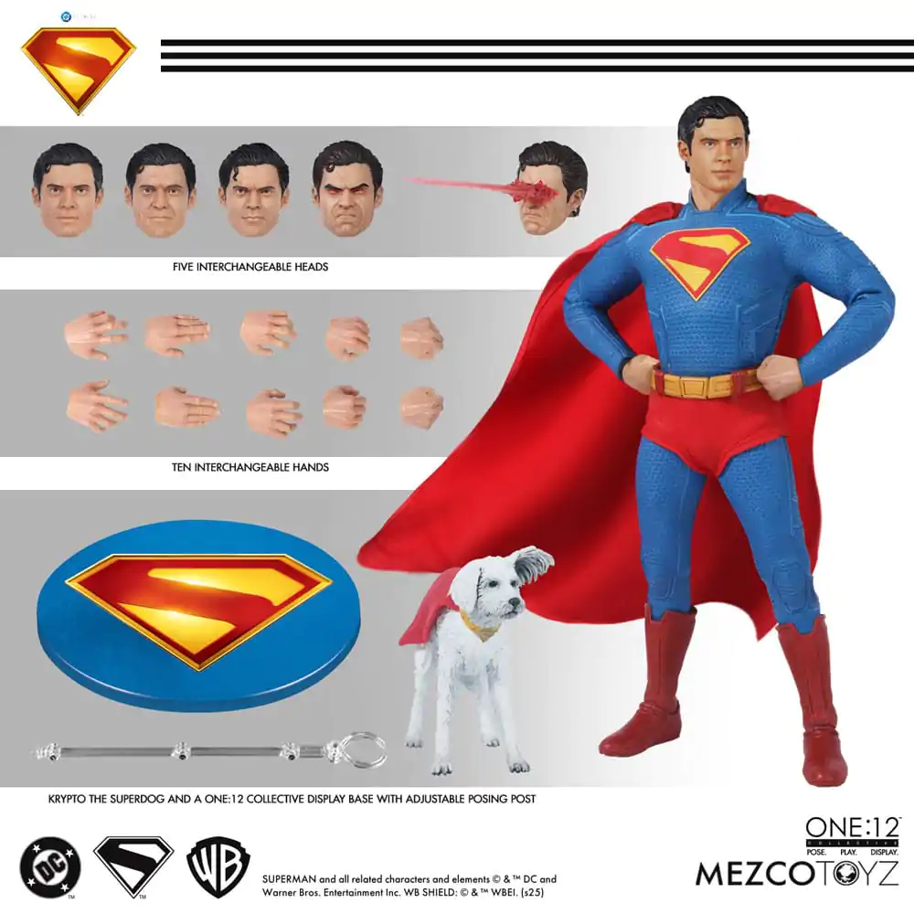 Superman (2025) akčná figúrka 1/12 Superman 17 cm produktová fotografia
