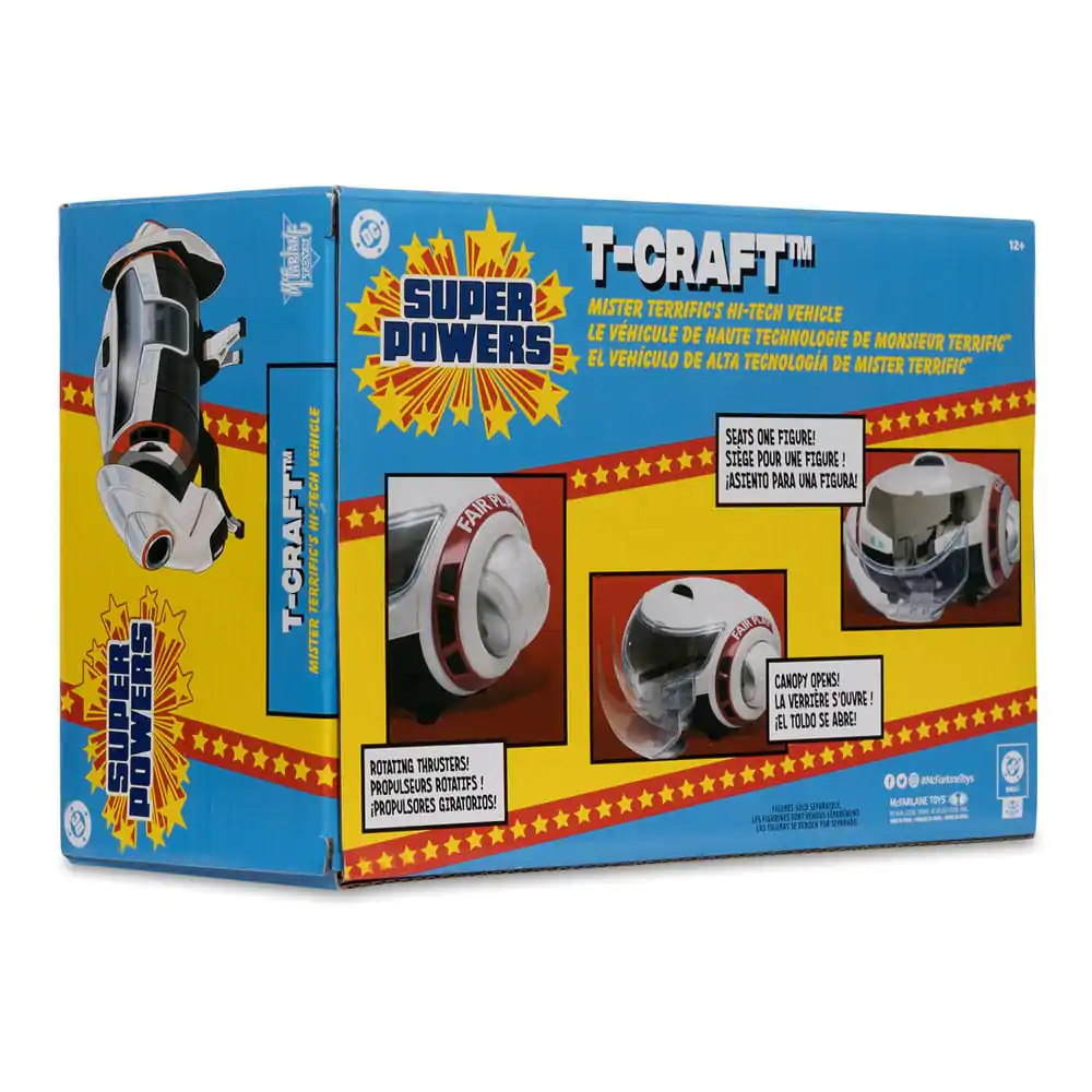 Superman (2025) DC Direct Super Powers Vehicle T-Craft 11 cm produktová fotografia
