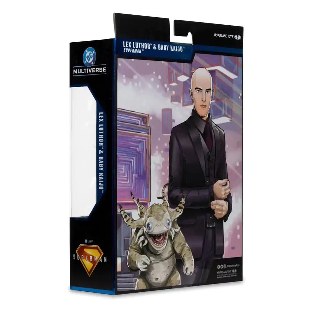 Superman (2025) DC Multiverse Deluxe akčná figúrka Lex Luthor s Baby Kaiju (Deluxe Theatrical Edition) 18 cm produktová fotografia