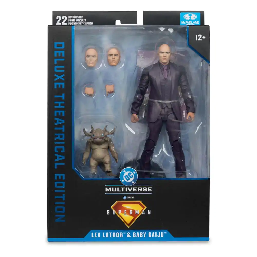 Superman (2025) DC Multiverse Deluxe akčná figúrka Lex Luthor s Baby Kaiju (Deluxe Theatrical Edition) 18 cm produktová fotografia