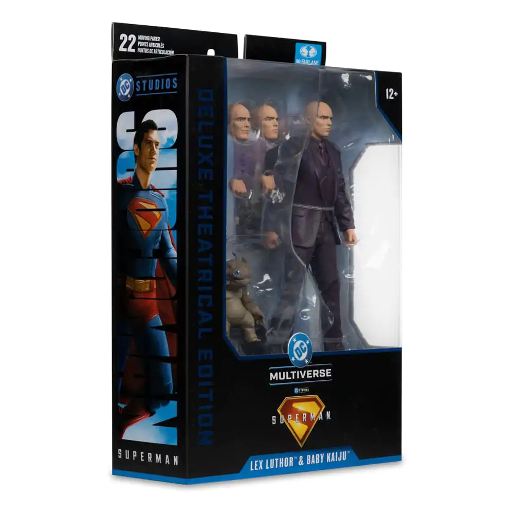 Superman (2025) DC Multiverse Deluxe akčná figúrka Lex Luthor s Baby Kaiju (Deluxe Theatrical Edition) 18 cm produktová fotografia