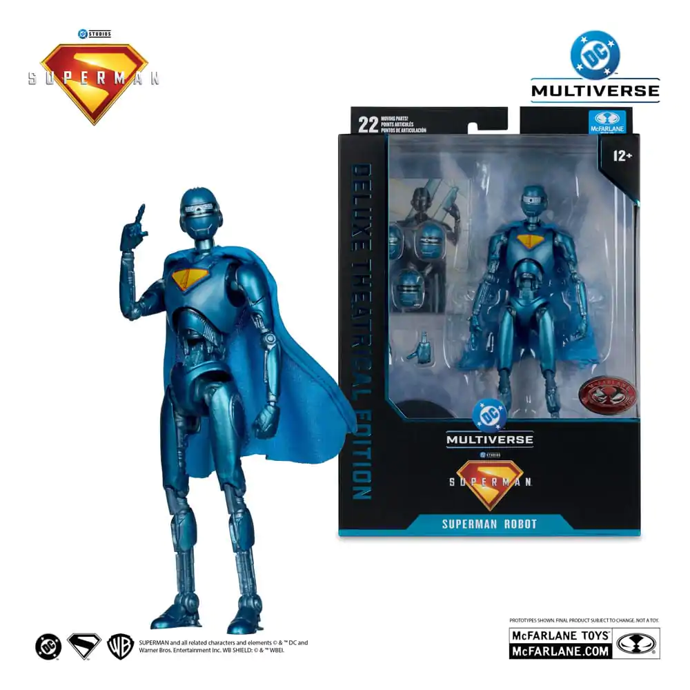 Superman (2025) DC Multiverse Deluxe Akčná figúrka Superman Robot (Red Platinum Edition) 18 cm produktová fotografia