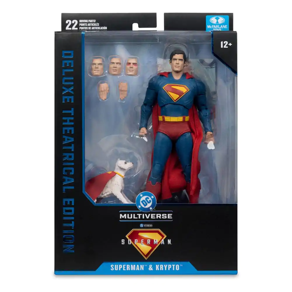Superman (2025) DC Multiverse Deluxe Akčná figúrka Superman s Krypto the Super Dog 18 cm produktová fotografia