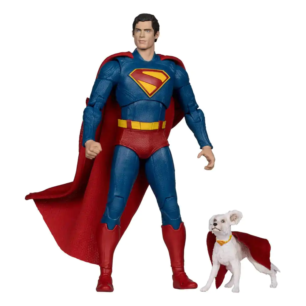 Superman (2025) DC Multiverse Deluxe Akčná figúrka Superman s Krypto the Super Dog 18 cm produktová fotografia