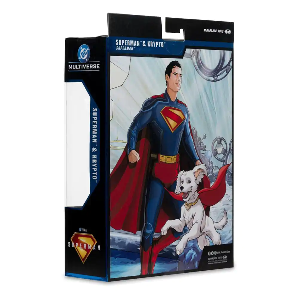 Superman (2025) DC Multiverse Deluxe Akčná figúrka Superman s Krypto the Super Dog 18 cm produktová fotografia