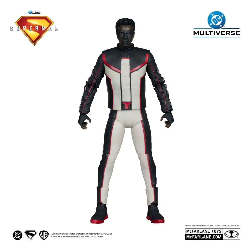 Superman (2025) DC Multiverse Deluxe Theatrical Edition Akčná Figúrka Mr. Terrific (Red Platinum Edition) 18 cm produktová fotografia