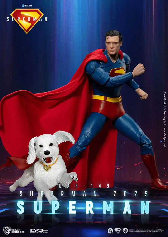Superman (2025) akčná figúrka Superman & Krypto 21 cm produktová fotografia