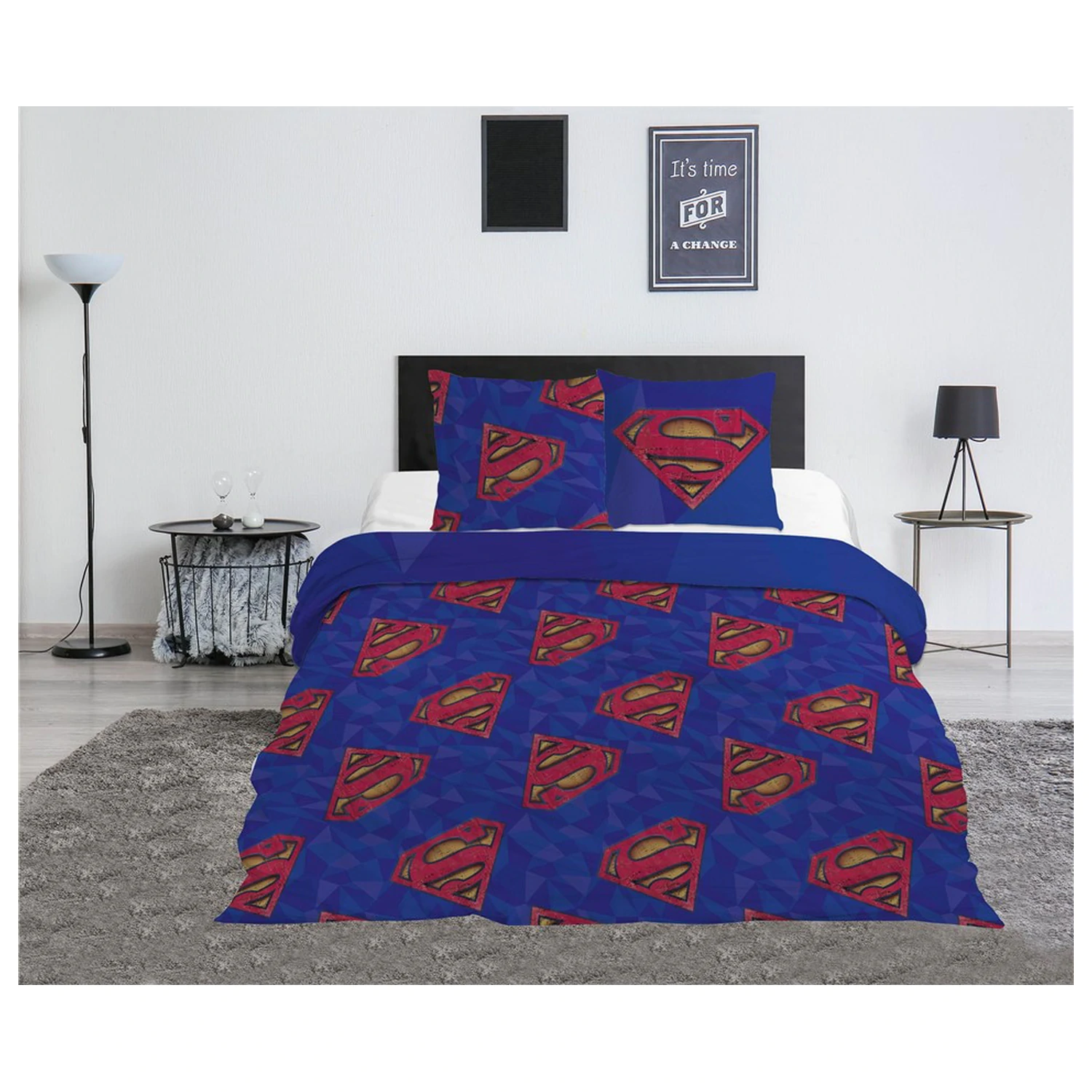 Superman Blue obliečka na dvojitý paplón produktová fotografia