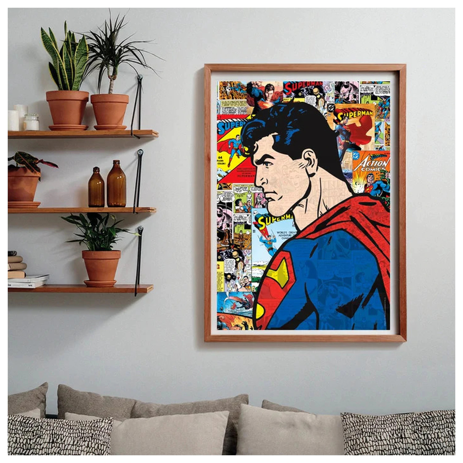 Superman Comic 1000-dielne kompaktné puzzle produktová fotografia
