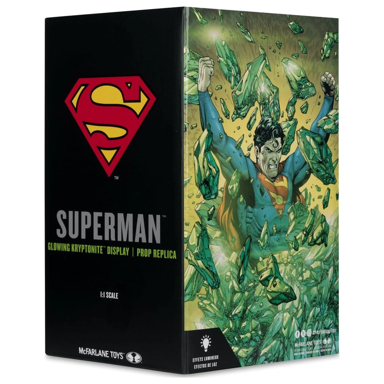 Superman DC Direct Replica 1/1 Kryptonite Display (Gold Label) 18 cm produktová fotografia