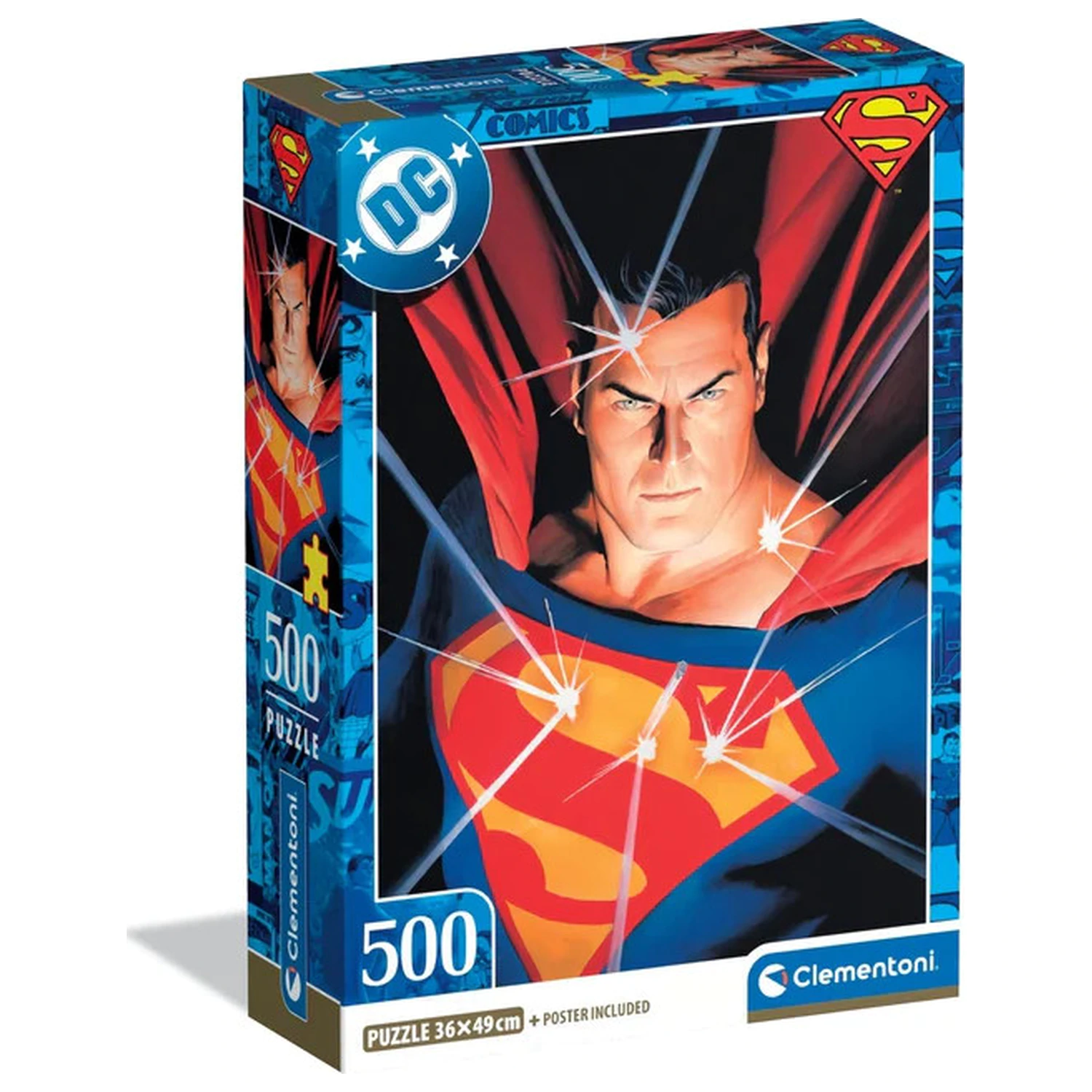 Superman Epic Hero 500-dielne kompaktné puzzle produktová fotografia