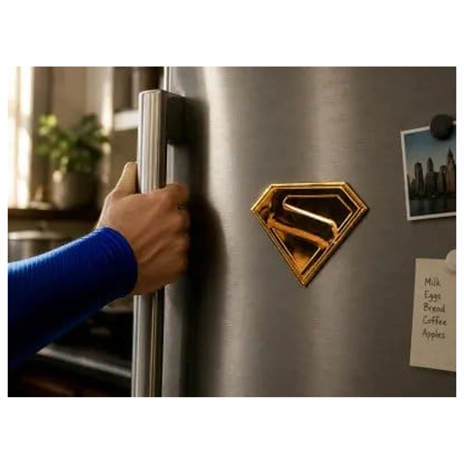 Superman Gold Shield Replica Magnet produktová fotografia