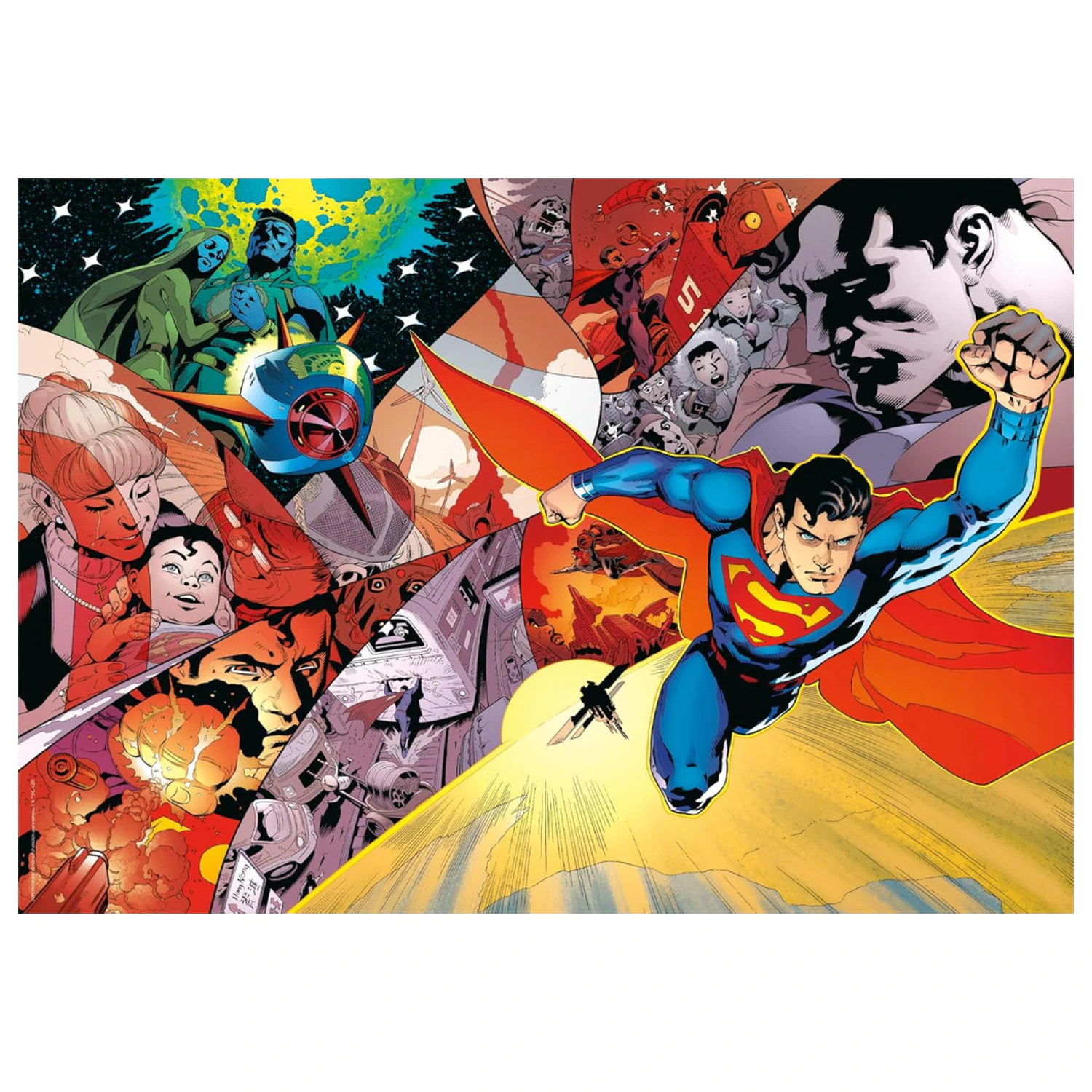 Superman Hope Rising 104-dielne puzzle produktová fotografia