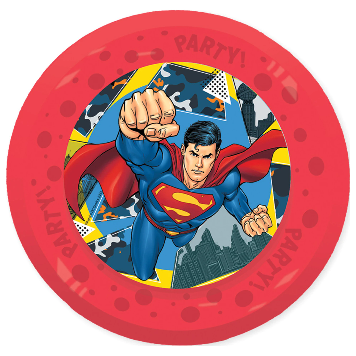 Superman Krypton Micro Premium Plastic Flat Tanier 4-dielna súprava 21 cm produktová fotografia