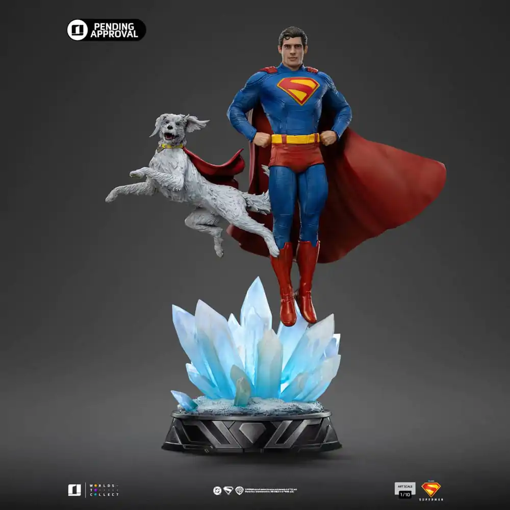 Superman Legacy Art Scale Socha 1/10 Superman & Krypto 32 cm produktová fotografia