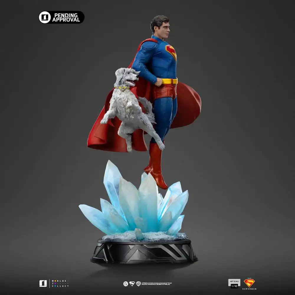 Superman Legacy Art Scale Socha 1/10 Superman & Krypto 32 cm produktová fotografia