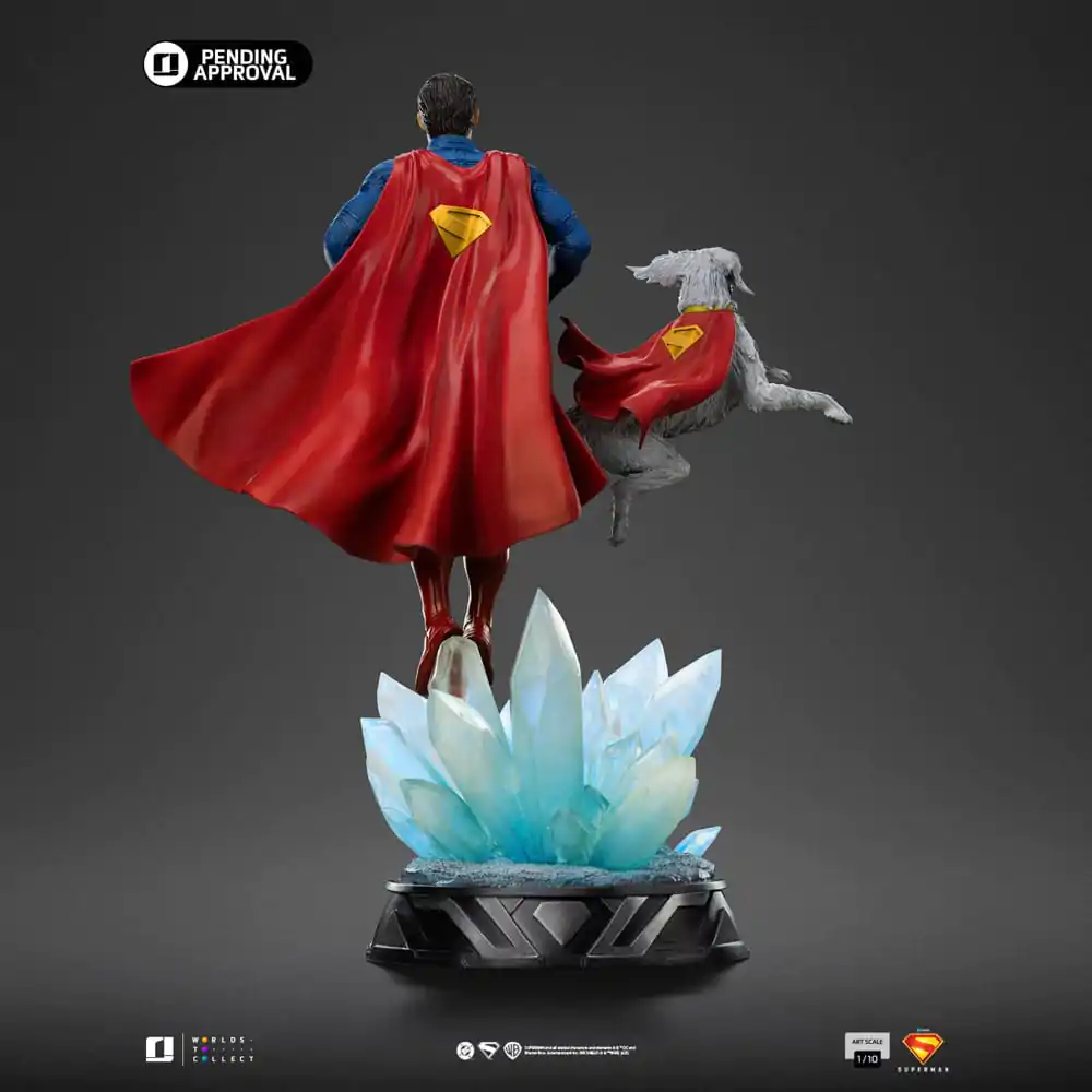Superman Legacy Art Scale Socha 1/10 Superman & Krypto 32 cm produktová fotografia