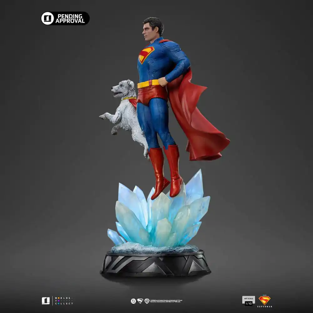 Superman Legacy Art Scale Socha 1/10 Superman & Krypto 32 cm produktová fotografia