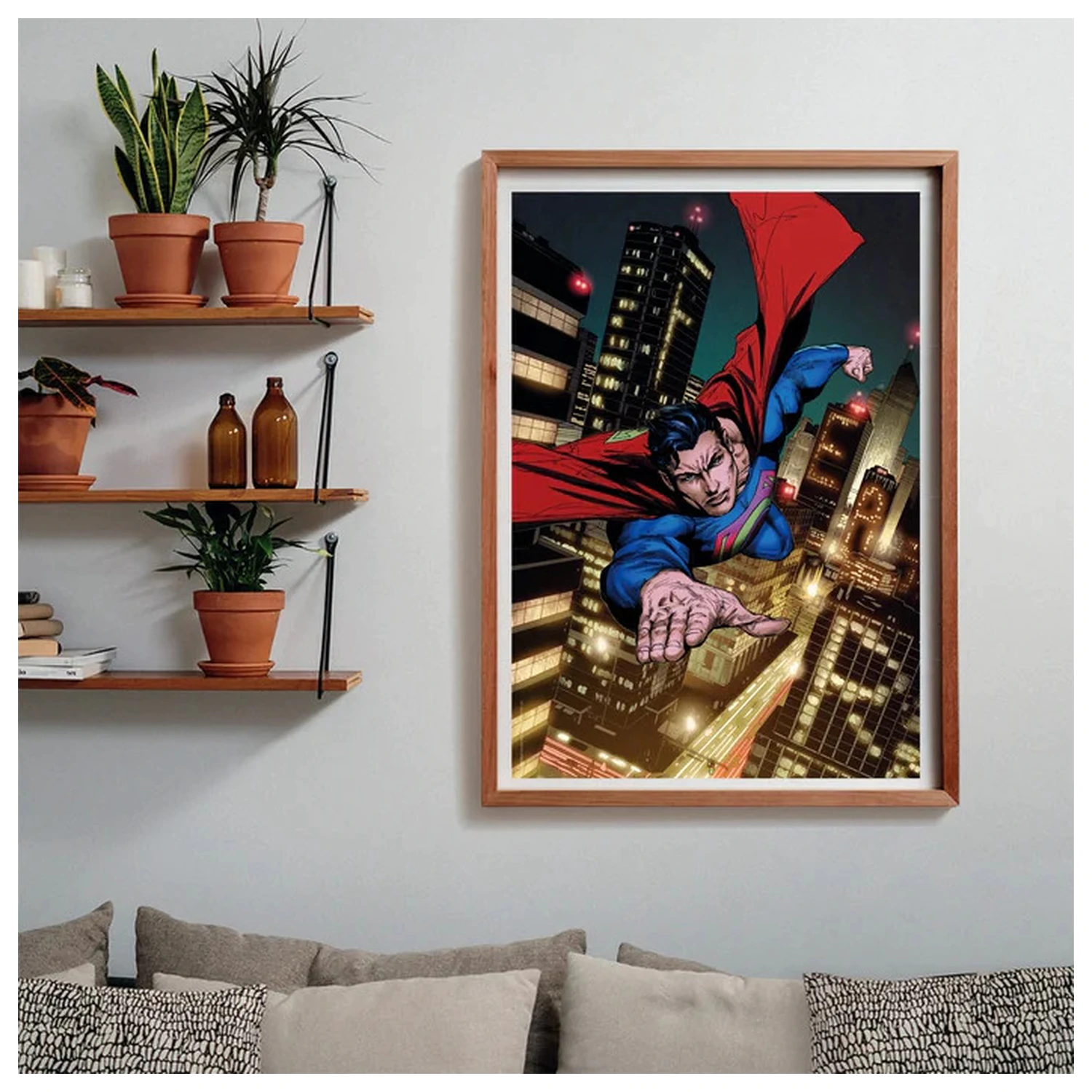 Superman Night 1000-dielne kompaktné puzzle produktová fotografia
