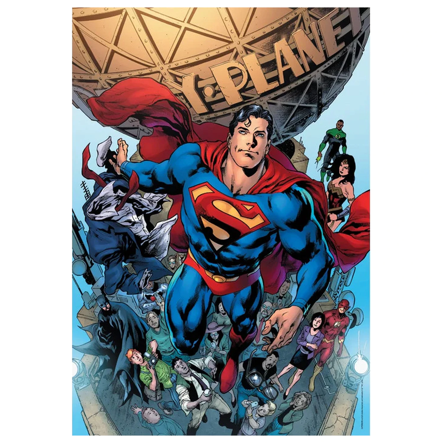 Superman Planet 1000-dielne kompaktné puzzle produktová fotografia
