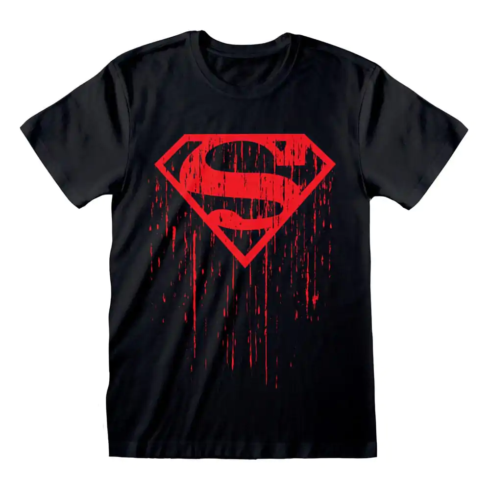 Superman T-Shirt s kvapkajúcim symbolom produktová fotografia