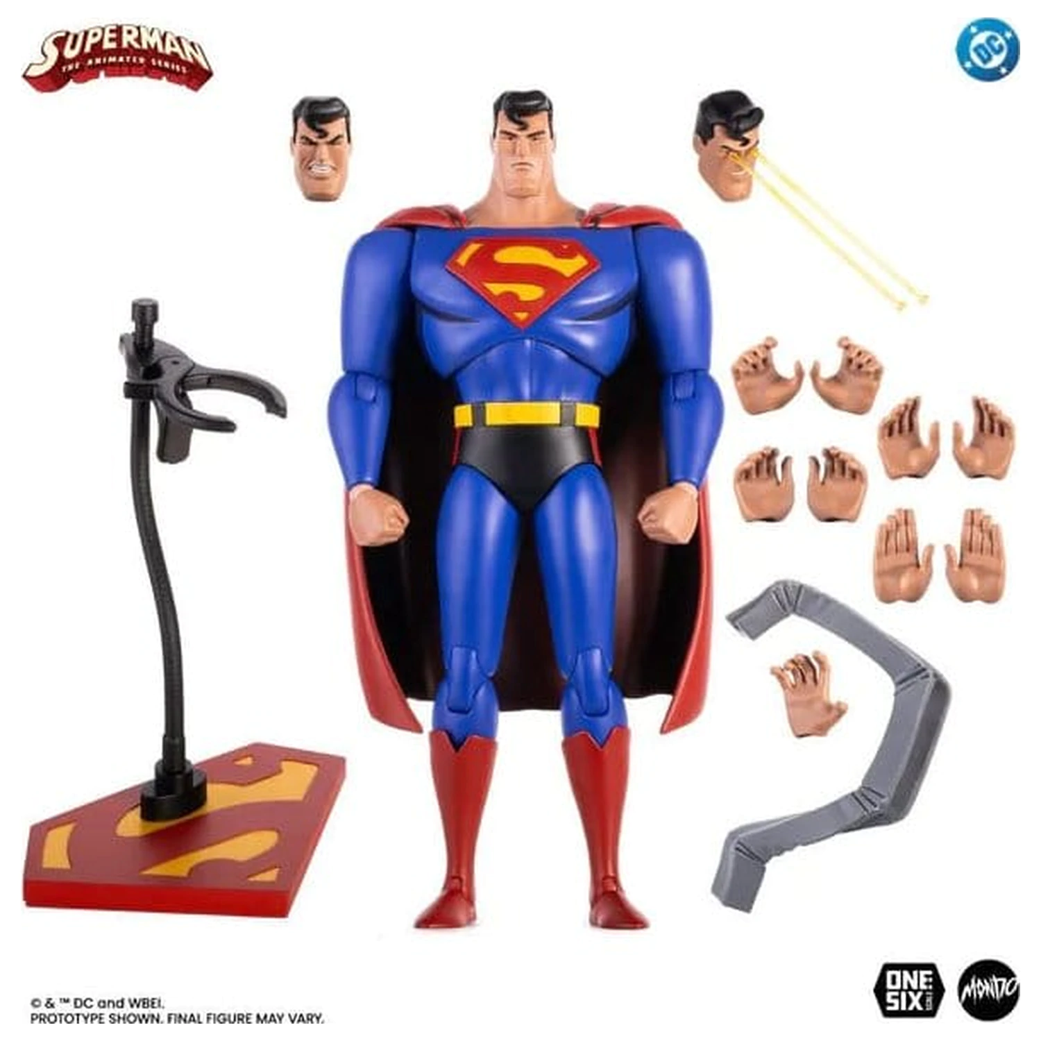 Superman: The Animated Series akčná figúrka 1/6 Superman 30 cm produktová fotografia
