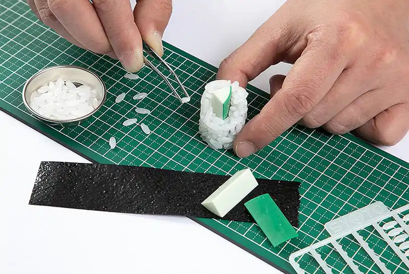 Sushi Plastic Model Kit 1/1 Kappa Maki (Uhorková Sushi Rolka) (re-run) 3 cm produktová fotografia