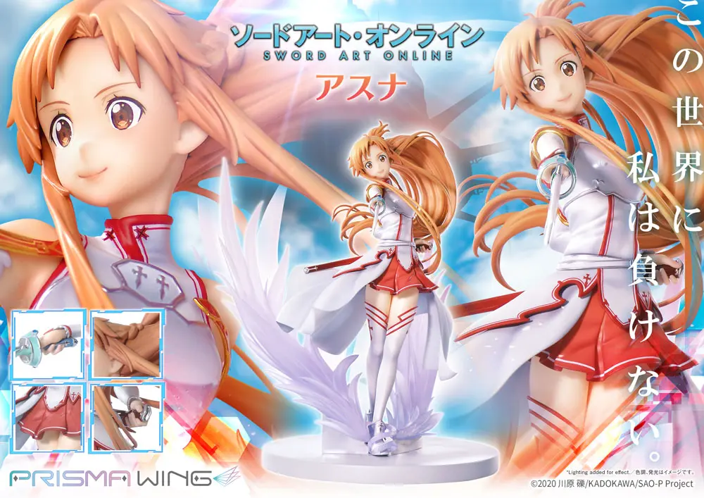 Sword Art Online Prisma Wing PVC soška 1/7 Asuna 28 cm termékfotó