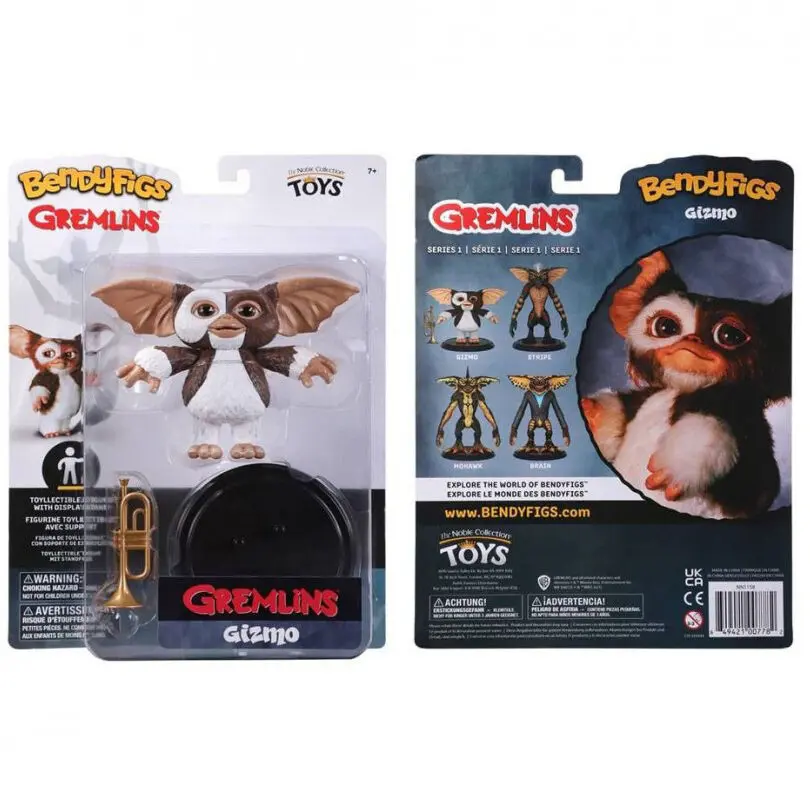 Gremlins Bendyfigs Bendable Figure Gizmo 10 cm termékfotó