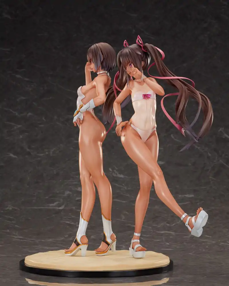 Taimanin RPG Set 2 PVC Socha 1/6 Adult Yukikaze and Young Yukikaze Swimsuits Ver. 28 cm produktová fotografia