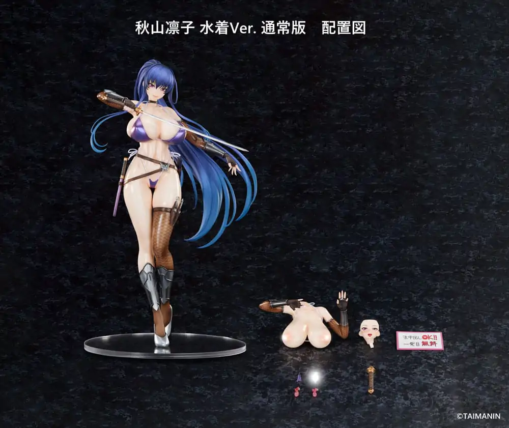 Taimanin RPGX Socha 1/6 Rinko Akiyama Swimsuit Ver. 27 cm produktová fotografia
