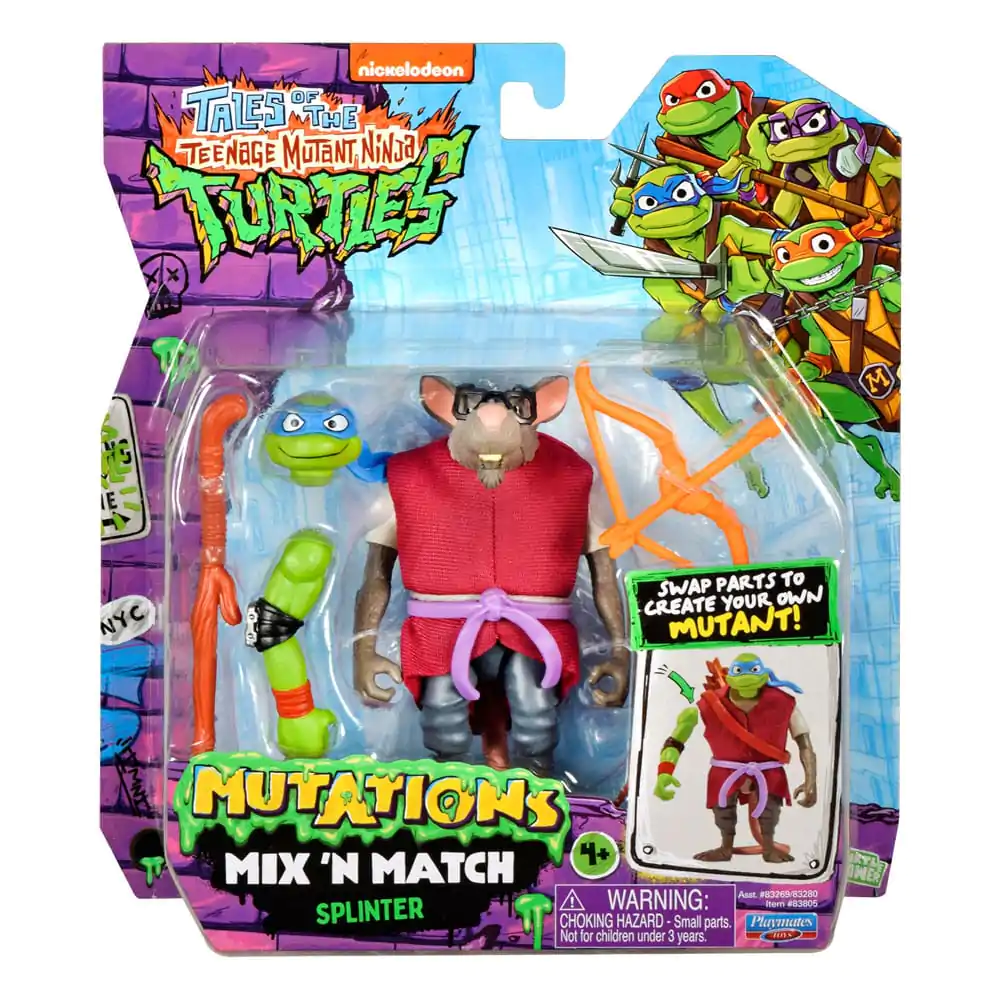 Tales of the Teenage Mutant Ninja Turtles Mix 'n Match Akčná figúrka Splinter 12 cm produktová fotografia