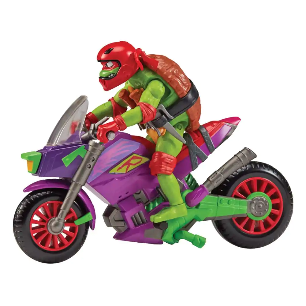 Tales of the Teenage Mutant Ninja Turtles Akčná figúrka s vozidlom Raphael & Purple Dragon 12 cm produktová fotografia