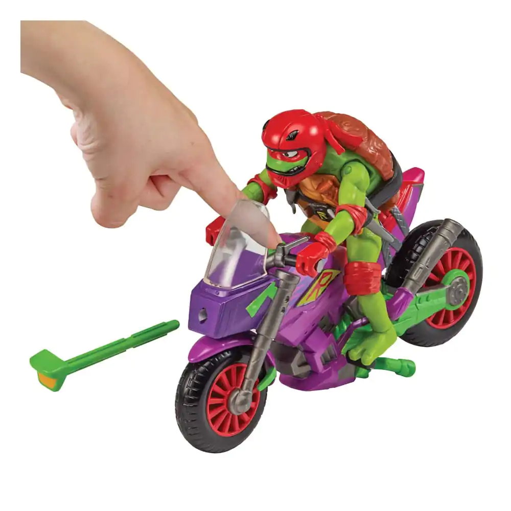 Tales of the Teenage Mutant Ninja Turtles Akčná figúrka s vozidlom Raphael & Purple Dragon 12 cm produktová fotografia