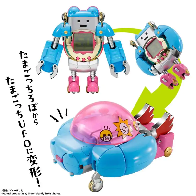 Tamagotchi Soul of Chogokin Diecast Akčná Figúrka Tamagotchi Robot 10 cm produktová fotografia