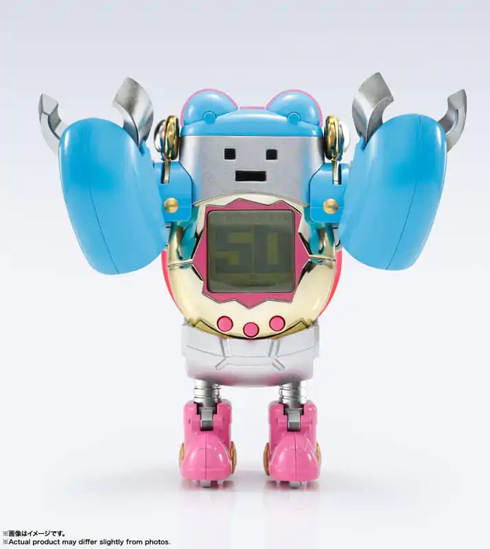 Tamagotchi Soul of Chogokin Diecast Akčná Figúrka Tamagotchi Robot 10 cm produktová fotografia